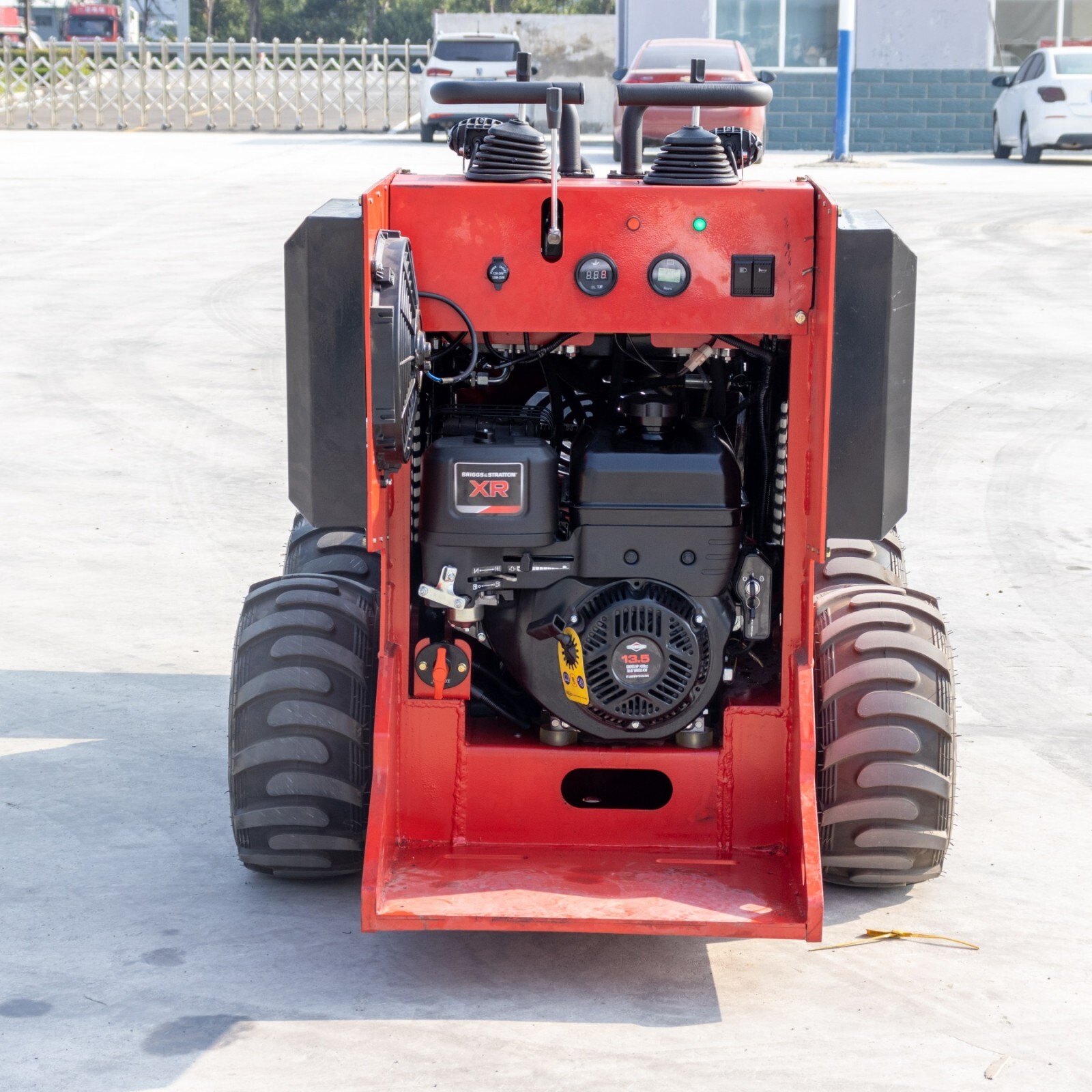 GA/TX pickup 320kg Wheel Type Mini Skid Steer Loader 13.5HP B&SEngine