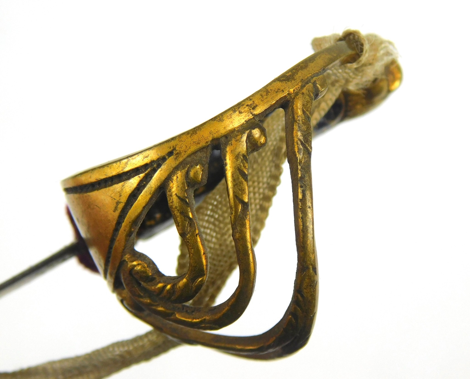 German Germany WW1 Miniature Sword & Scabbard Letter Opener Military Decor C