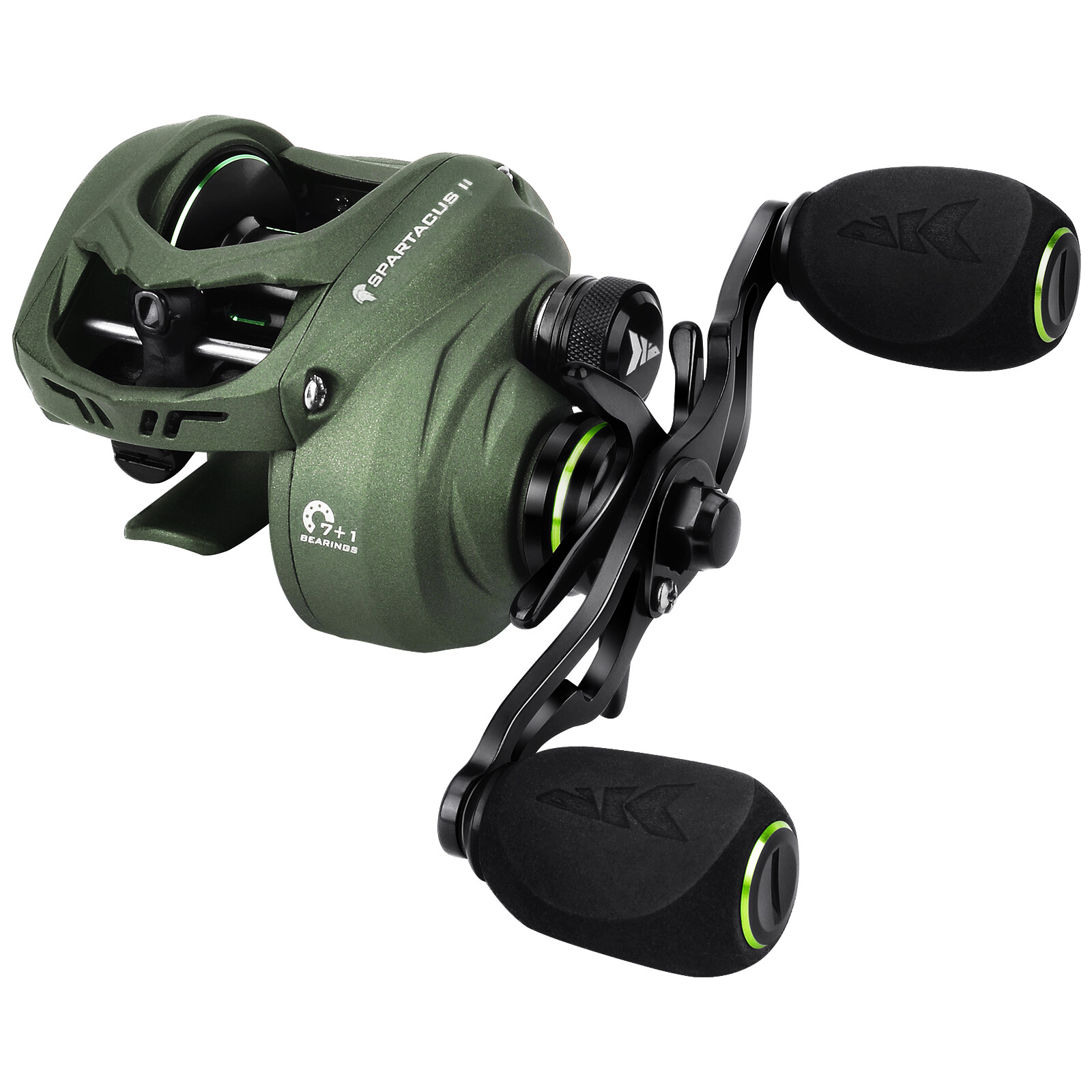 KastKing Spartacus II Baitcasting Reel Ultralight Stryker Green Baitcaster Reel