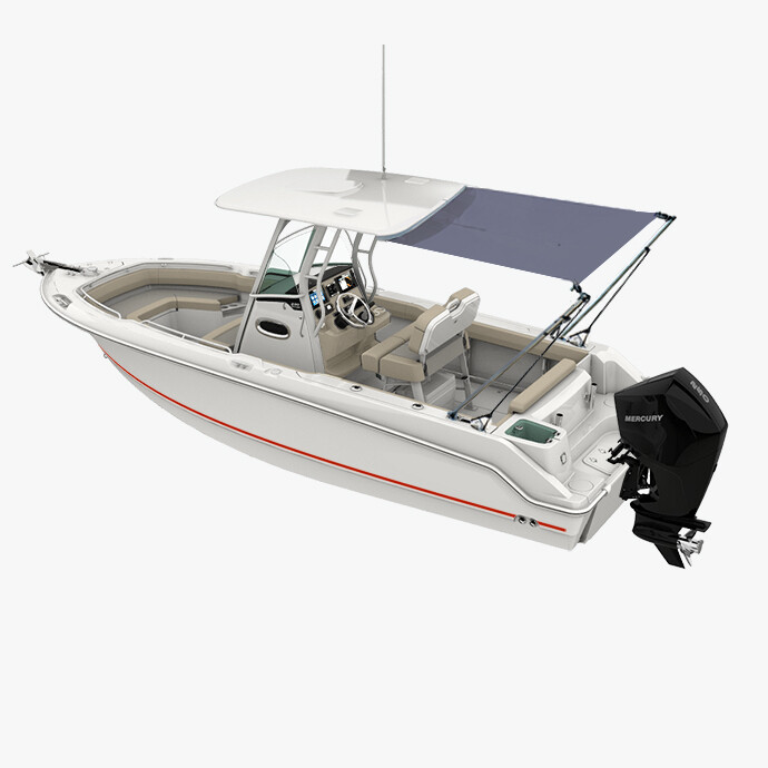 Oceansouth T-Top Extension Kit, Boat Stern Shade