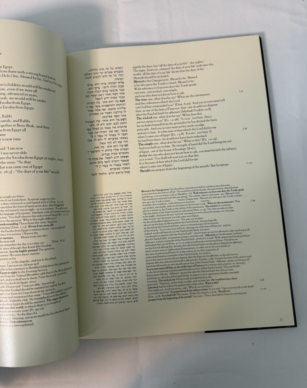 THE HAGGADAH ASHKENAZI PASSOVER PESACH Hebrew Facsimile 15th Century JUDAICA NEW