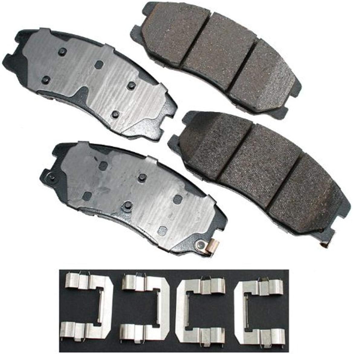 Front Disc Brake Pad Set OES AKEBONO ACT1264 for Chevrolet, Saturn, Pontiac