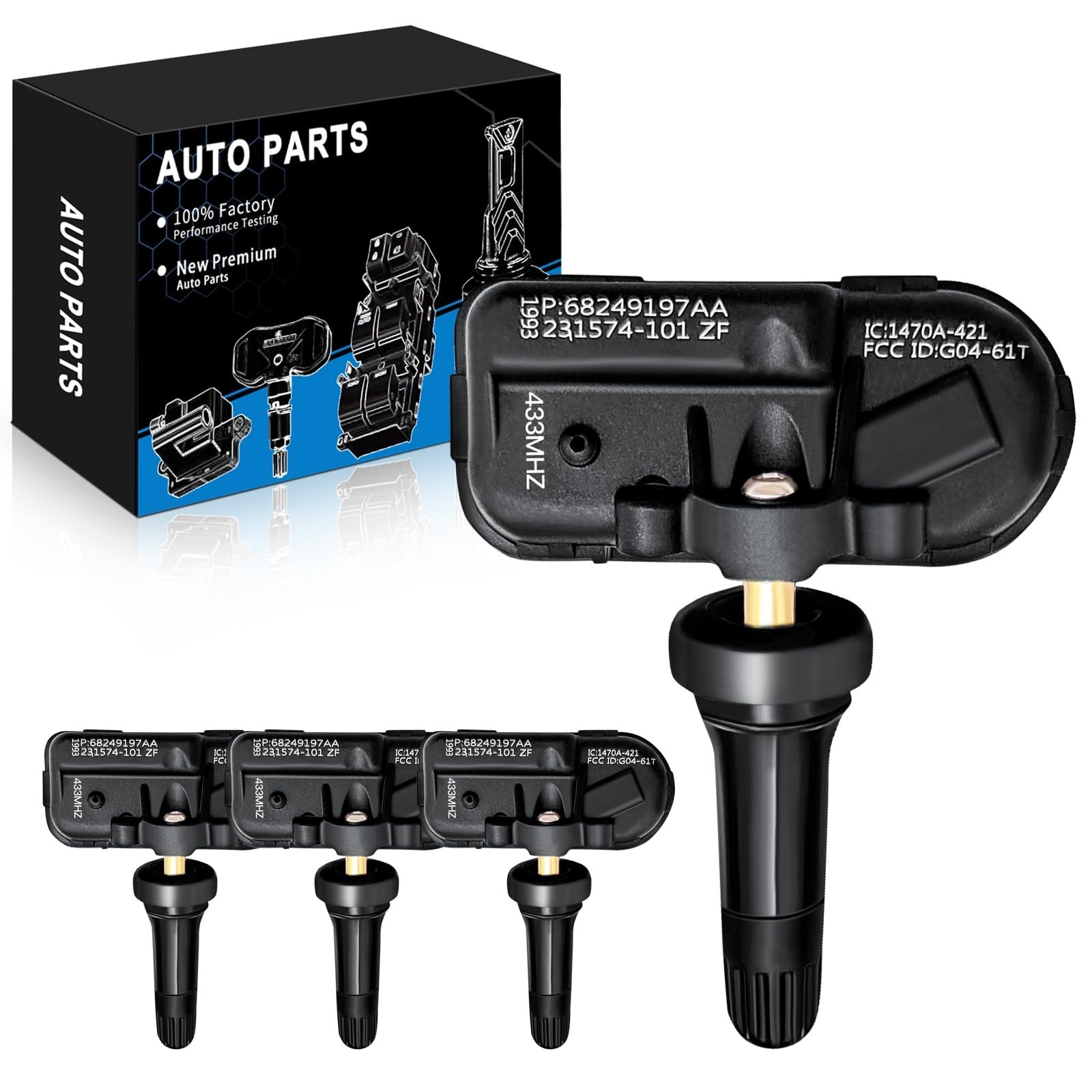 Tire Pressure Sensor Pre-Programmed 434MHz TPMS Sensor for:-RAM 1500 2500 350...