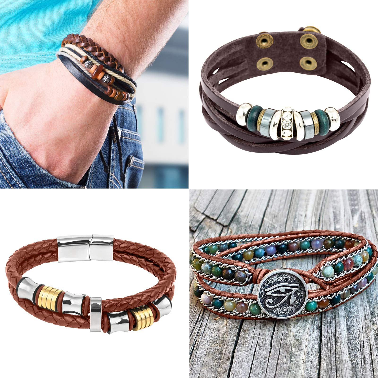 Flat Genuine Leather Cord - Natural Leather Lacing - Strip Cord Braiding