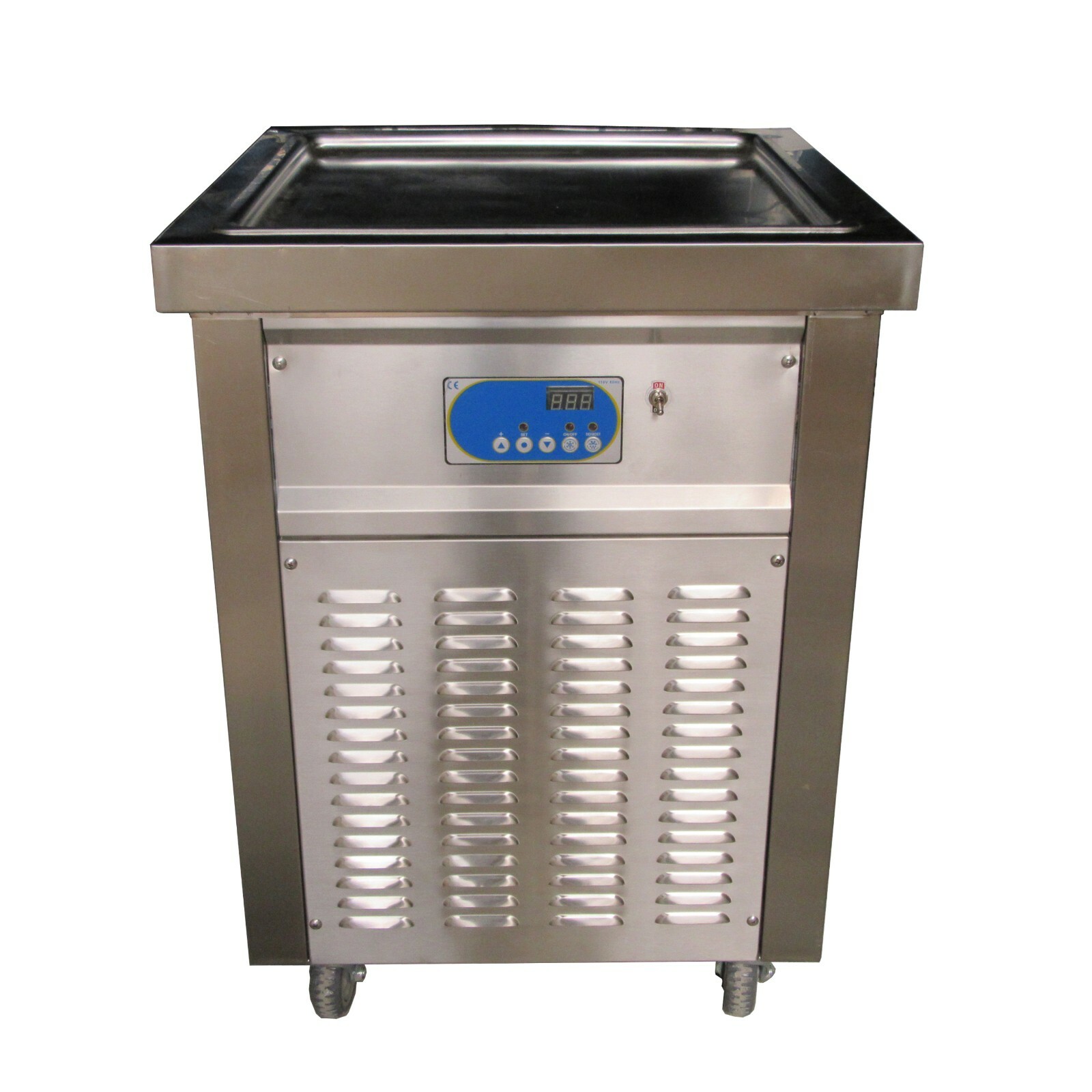 USA 110V Kolice ETL Commercial square pan fried ice ceram machine