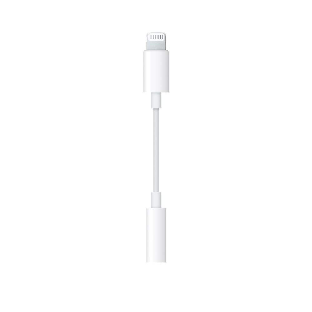 Authentic Apple Lightning to Headphone 3.5mm Jack Adapter - White MMX62AM/A