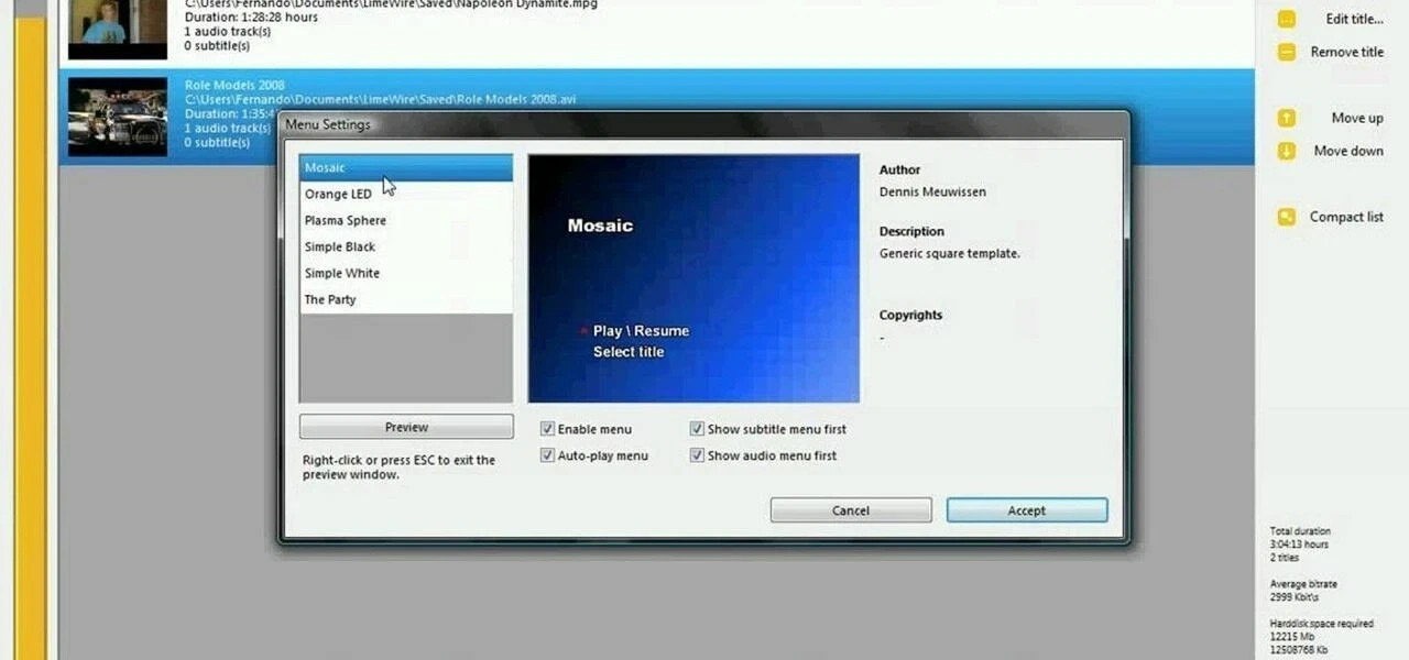 DVD Flick Convert Any Video to DVD - AVI, DIVX, FLV, MOV, WMV for Windows