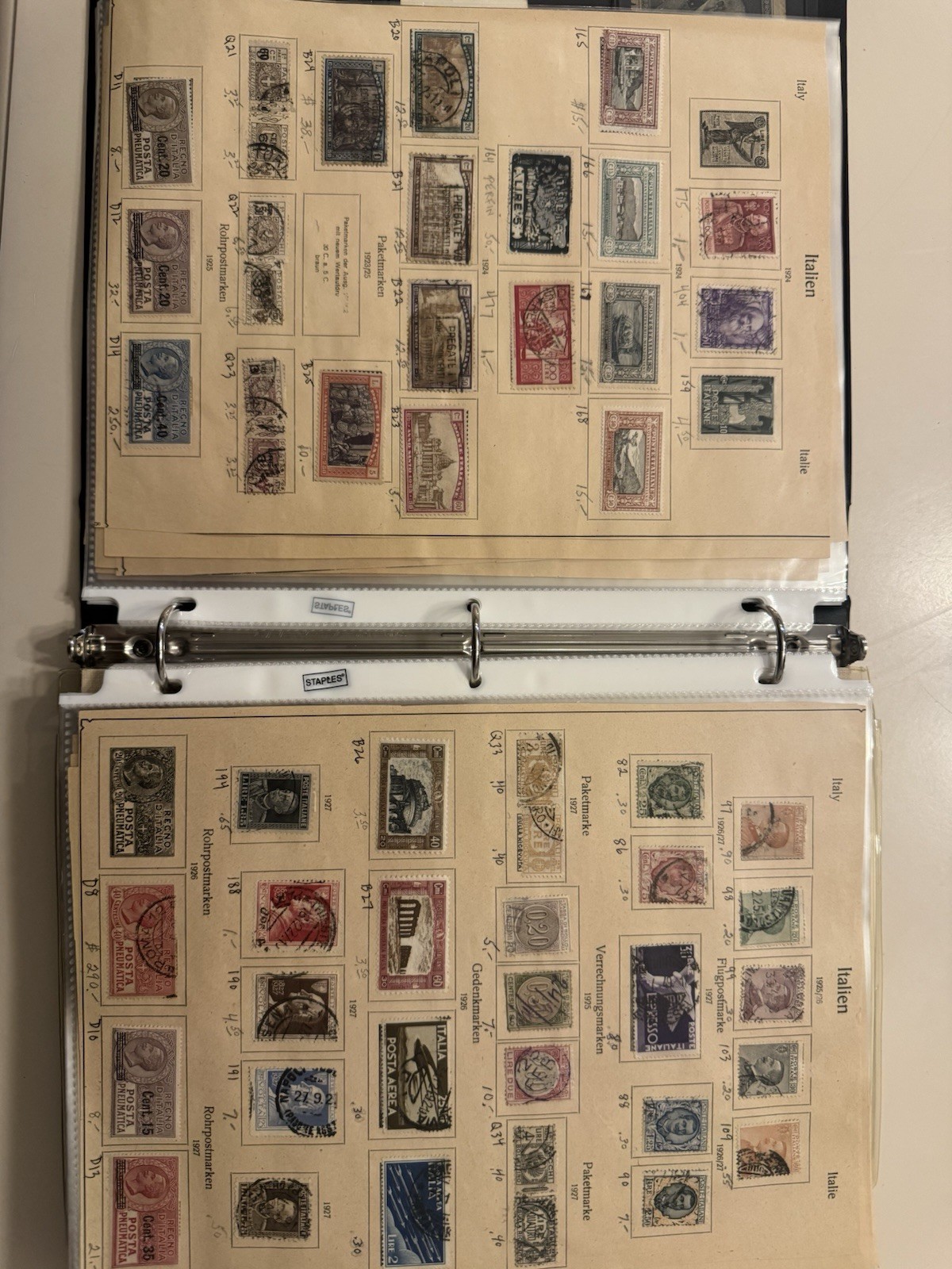Italy Stamp Collection 2000+ Stamps Italy, Italian Themed, BV $10k+
