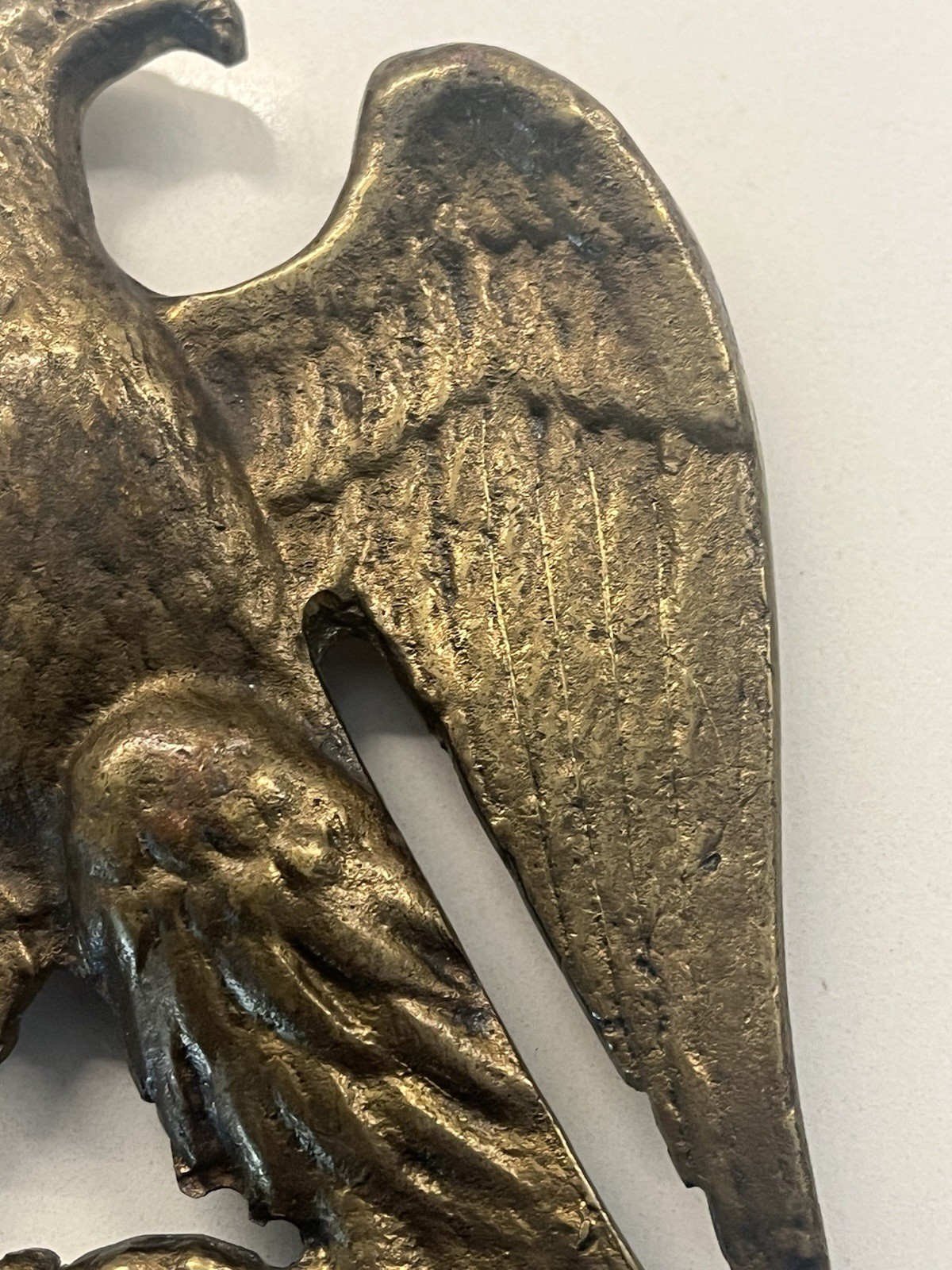 Napoleonic Wars French Army Imperial Youth guard Pouch Badge Bronze Original