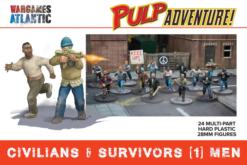 Pulp Adventure: Civilians & Survivors (1): Men by Wargames Atlantic
