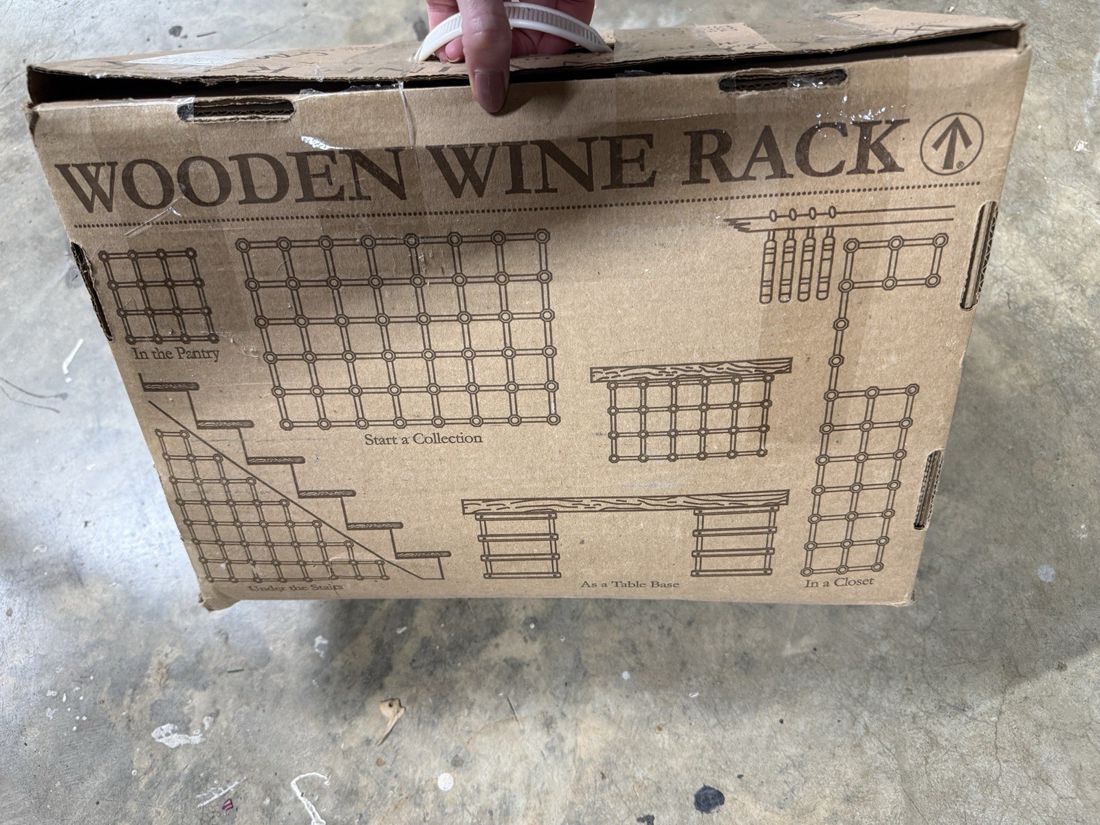 J. K. Adams Co. 40 Bottle Wooden Wine Builder's Pack MWR-40-N