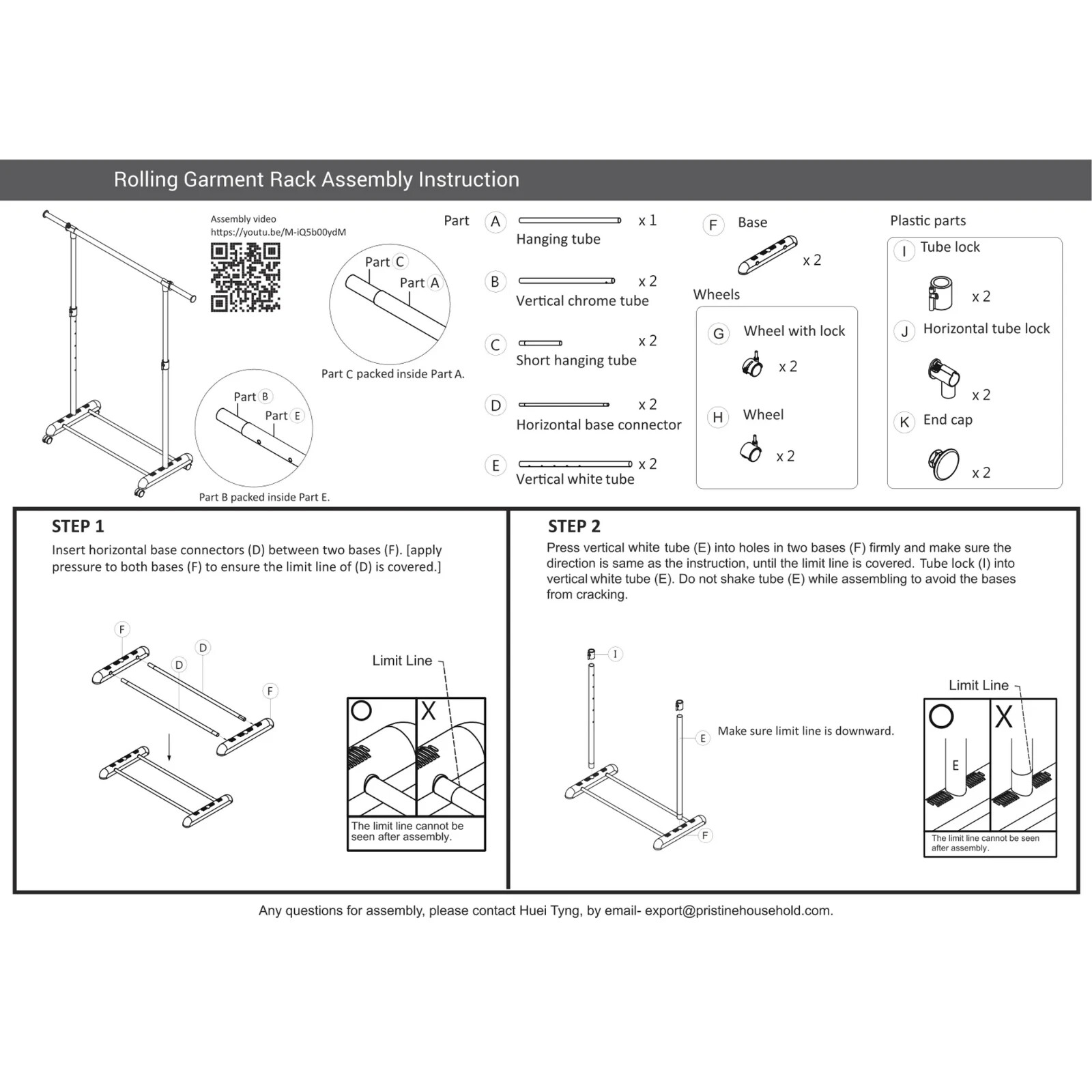 Heavy Clothes Hanger Adjustable Height Rolling Garment Rack Metal Chrome White