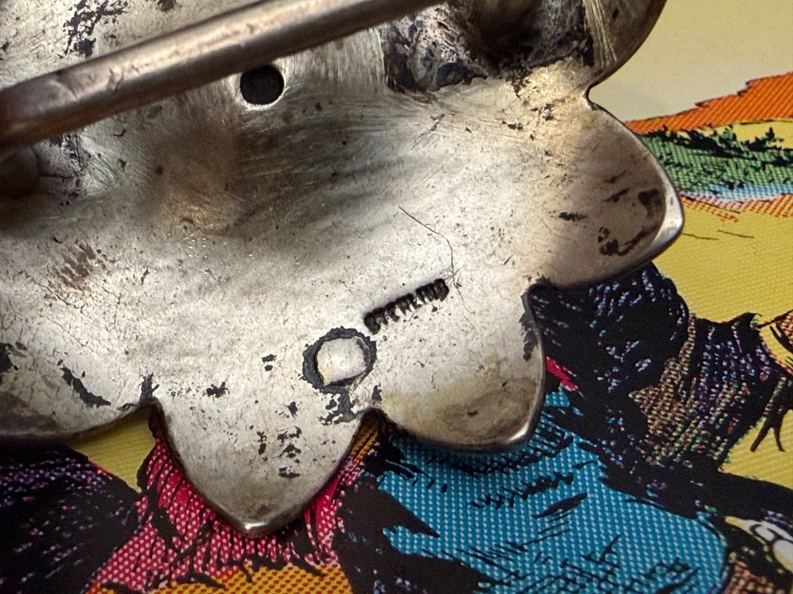 STUNNING Pair of Silver Engraved “Flower” Conchos - Spur Straps / Headstall