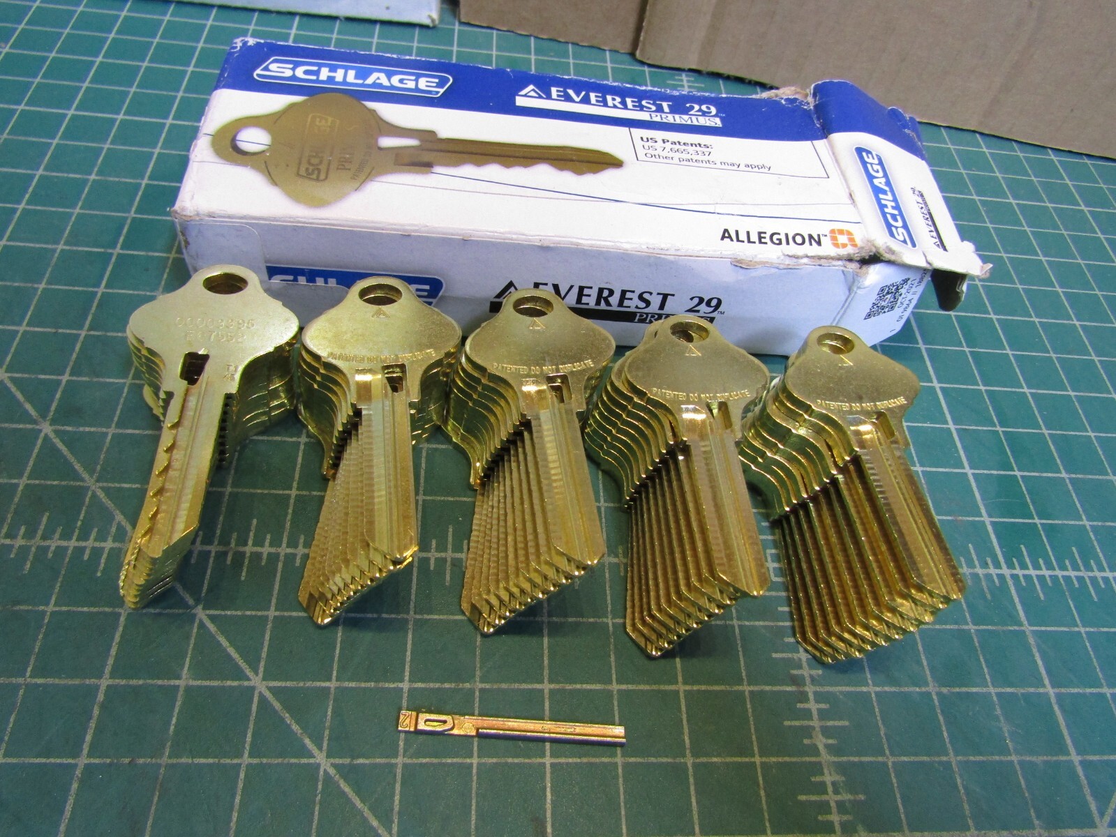 50 Schlage Everest 29 Primus Blank Keys .35-215-EV.468.T145.DETA NEW opened Box