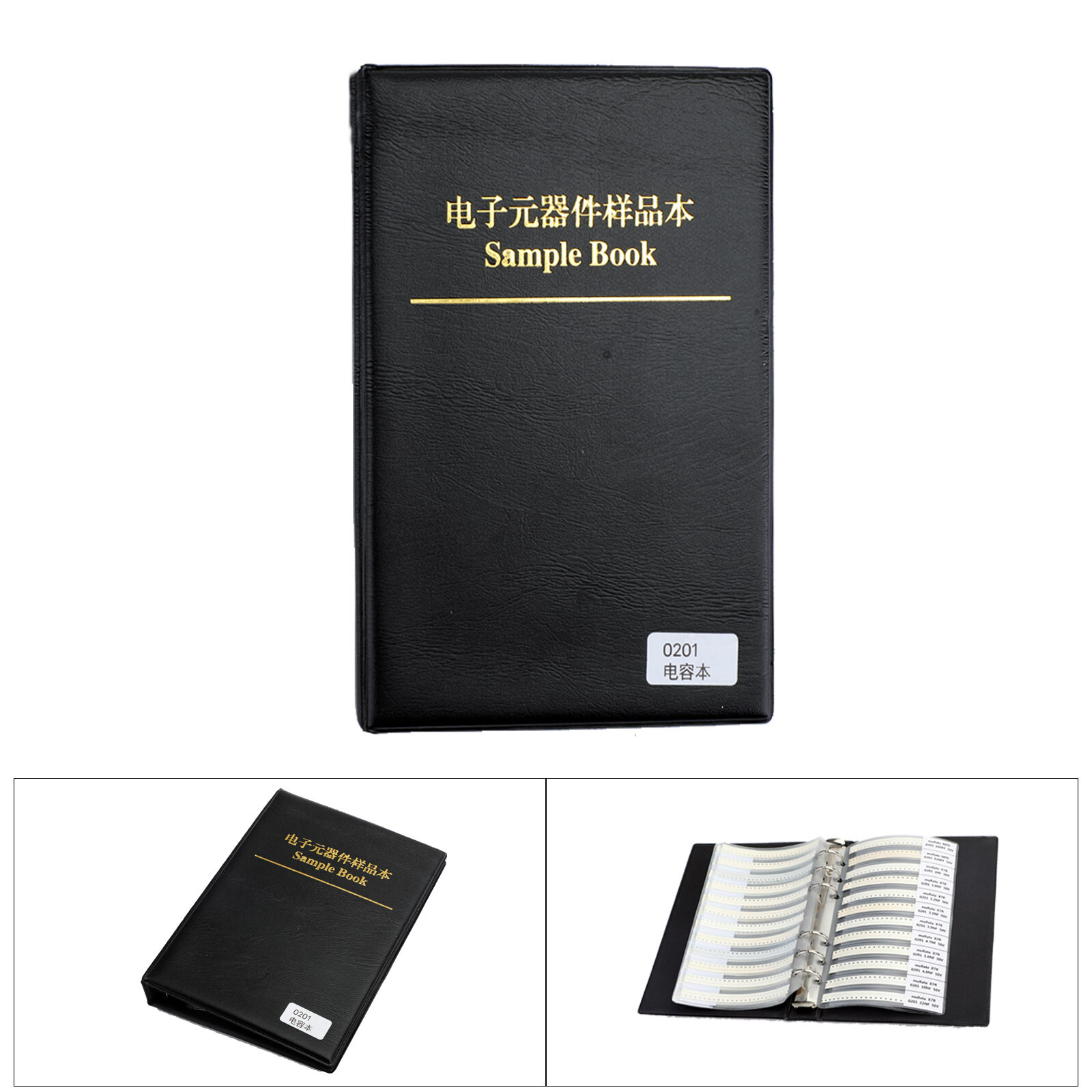 0201/0402/0603/0805/1206 SMD/SMT Capacitor Chip Resistor Samples Book Kit