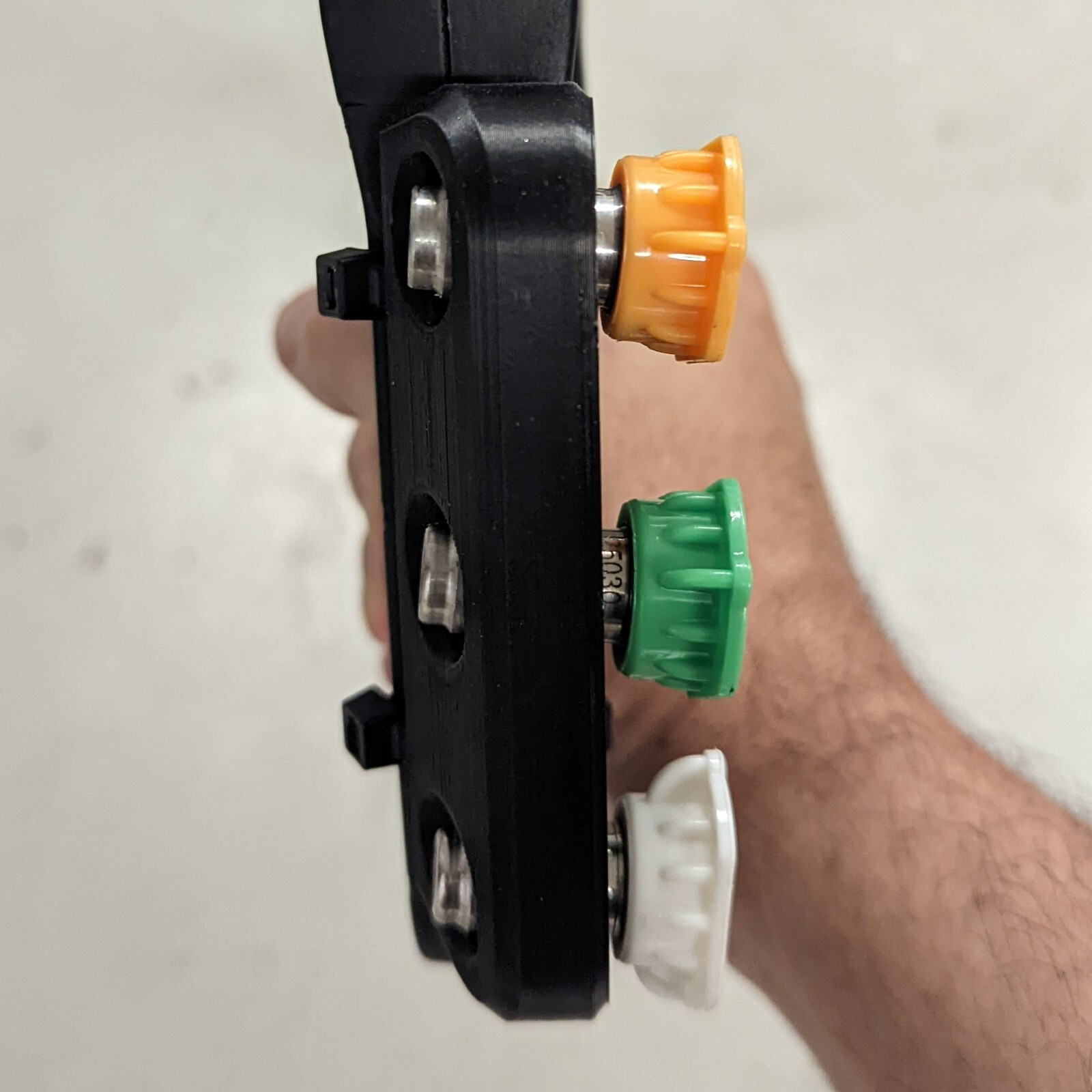 Nozzle Holder for Pressure Washer Short Gun / Wand (Tips Shown Not Included)