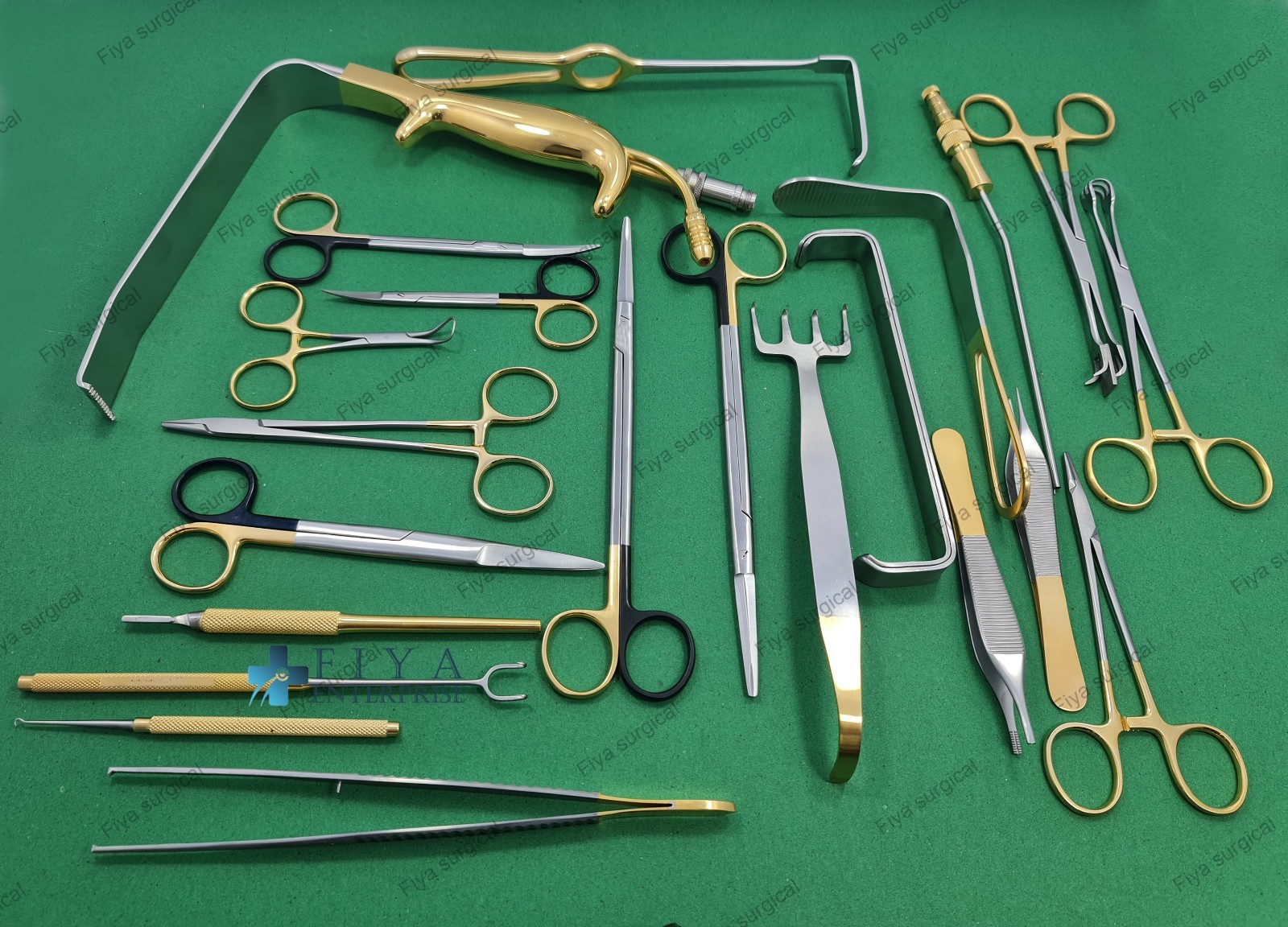 22 Pcs Facelift Instruments set, Plastic surgery instruments