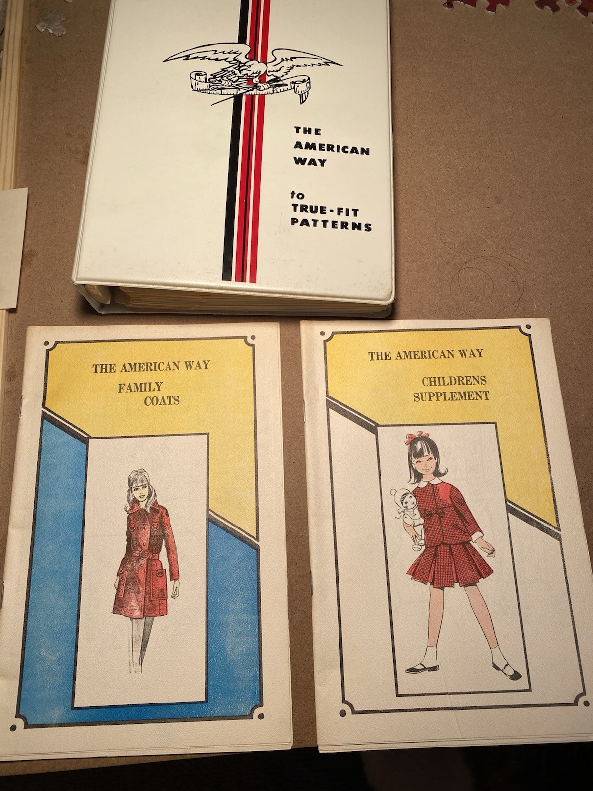 The American Way to True-Fit Patterns Vintage Sewing Book + Supplements (1969)