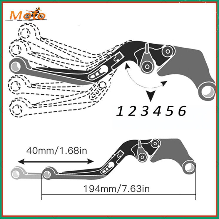 For Duke 125 200 390 2013-2023 Accessorie Brake Clutch Lever Handlebar Grips New