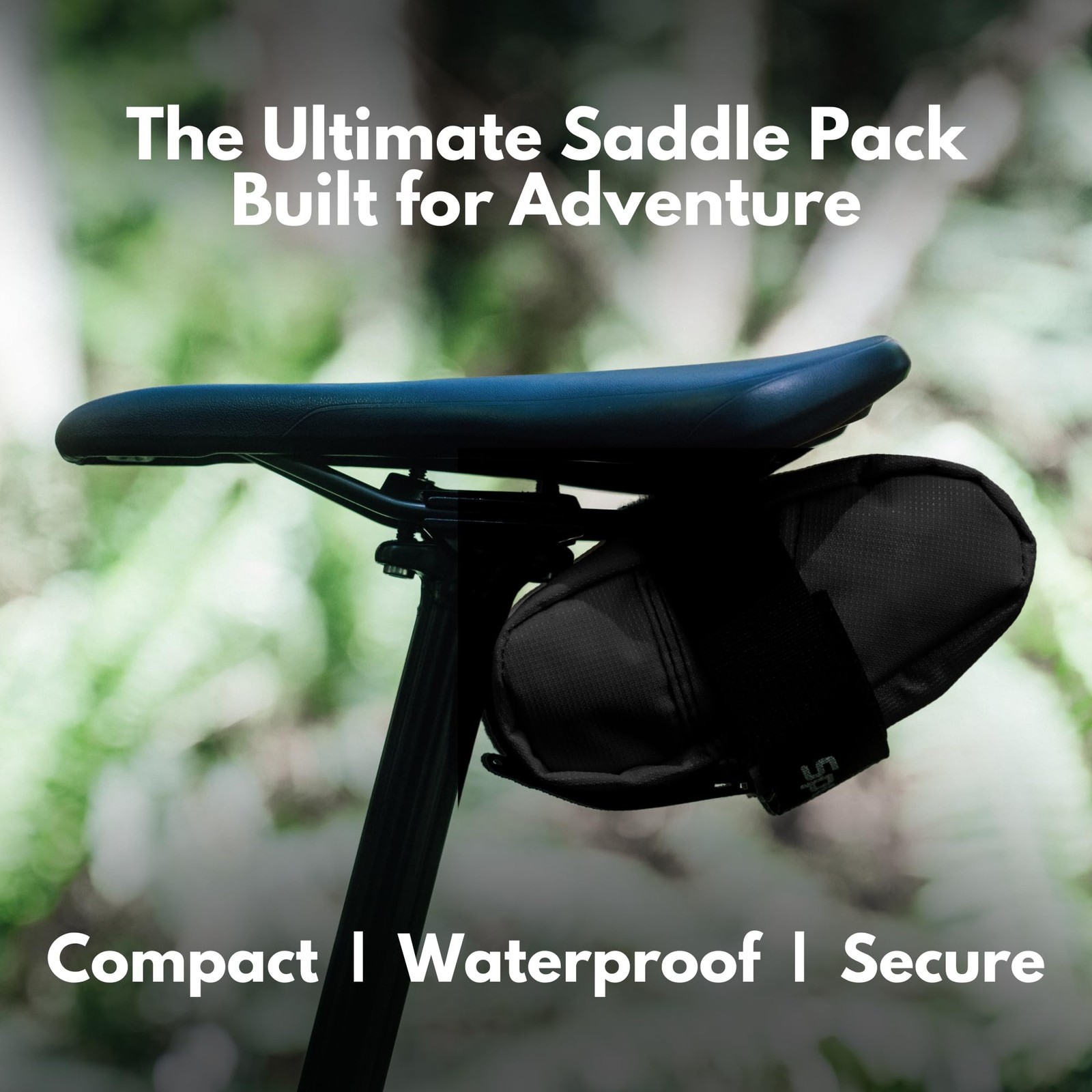 Spring Under-Seat Saddle Bag – Medium – Road, Gravel & MTB Cycling Bag – Drop...