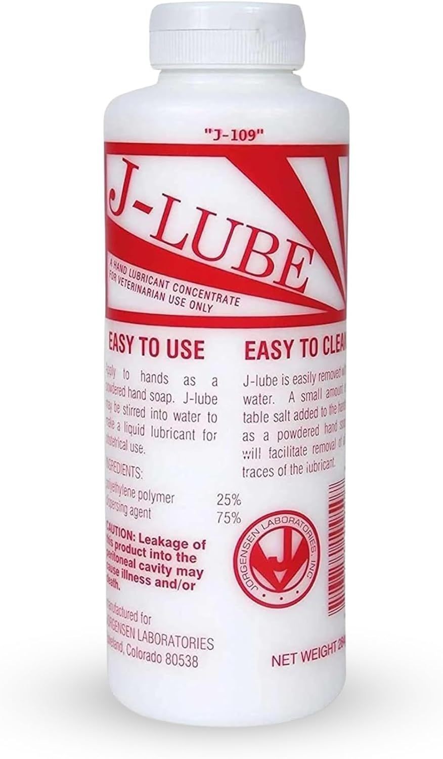 10oz-J-Lube Powder Lubricant  | Non-Irritating & Mess-Free| Easy-Mix Formula,