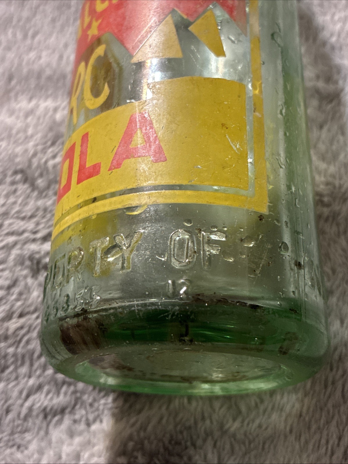 Vintage Royal Crown RC Cola Acl & Embossed 12oz Soda Bottle Good Housekeeping