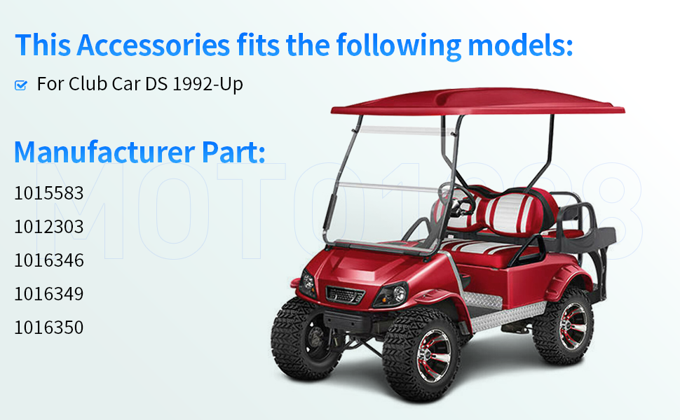 Club Car DS Bushing Kits for all Front Rear Leaf Spring & Upper A Arm Suspension