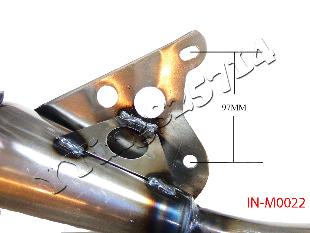 Performance Exhaust Pipe muffler yamaha 50cc Jog Scooter Moped Blue 1E40QMB