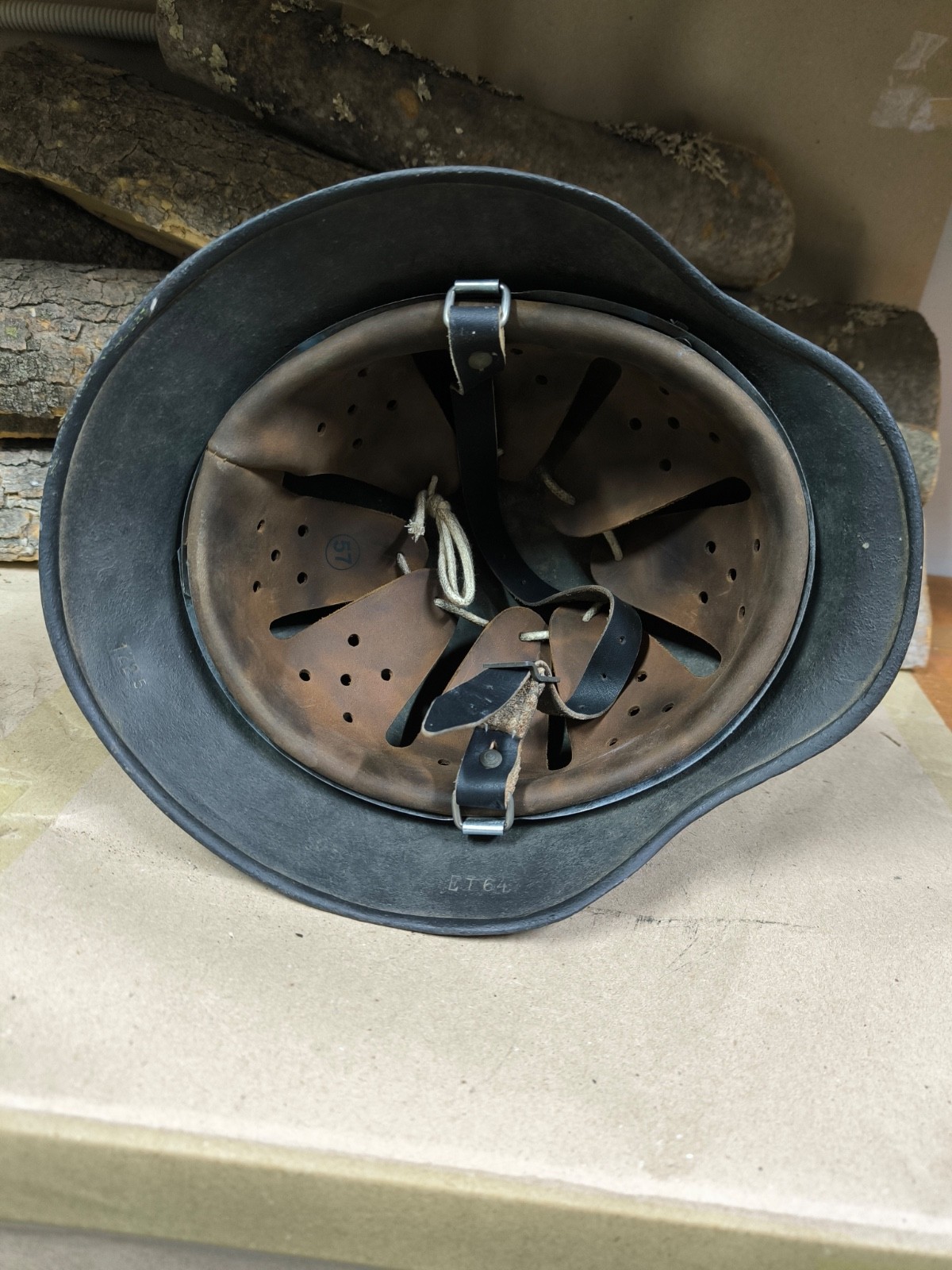 Helmet german original nice helmet M35 original WW2 WWII size 64