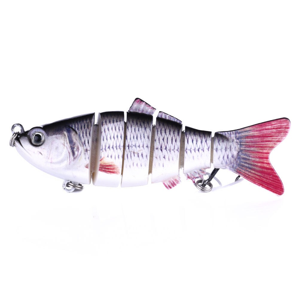 👍Lifelike swimbait crankbait fishing lures 5 pack lot tackle box multi jointed