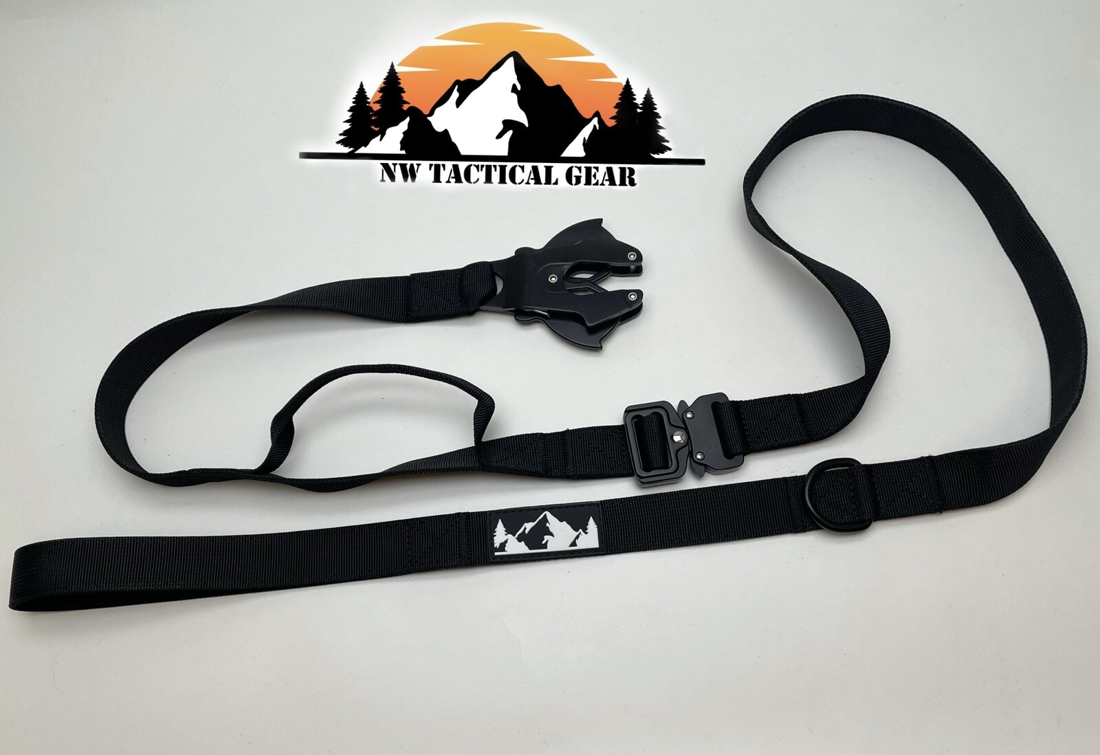 TACTICAL Dog Leash - Heavy Duty Load Bearing Quick Connector Release Buckle