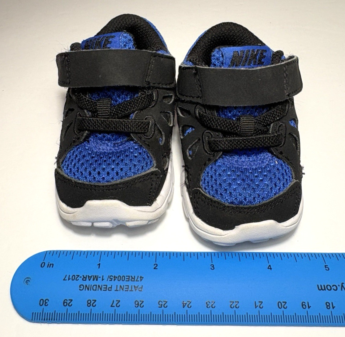Nike Baby Shoes Black Blue Sneakers Infant Size 2C