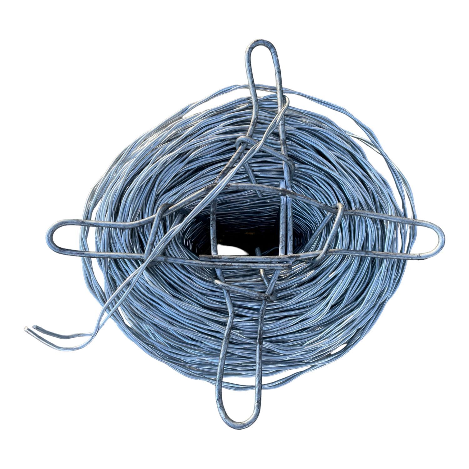 Sandbaggy Barbless Wire Roll - Twisted - 12.5 Ga Galvanized Steel [Will Call]