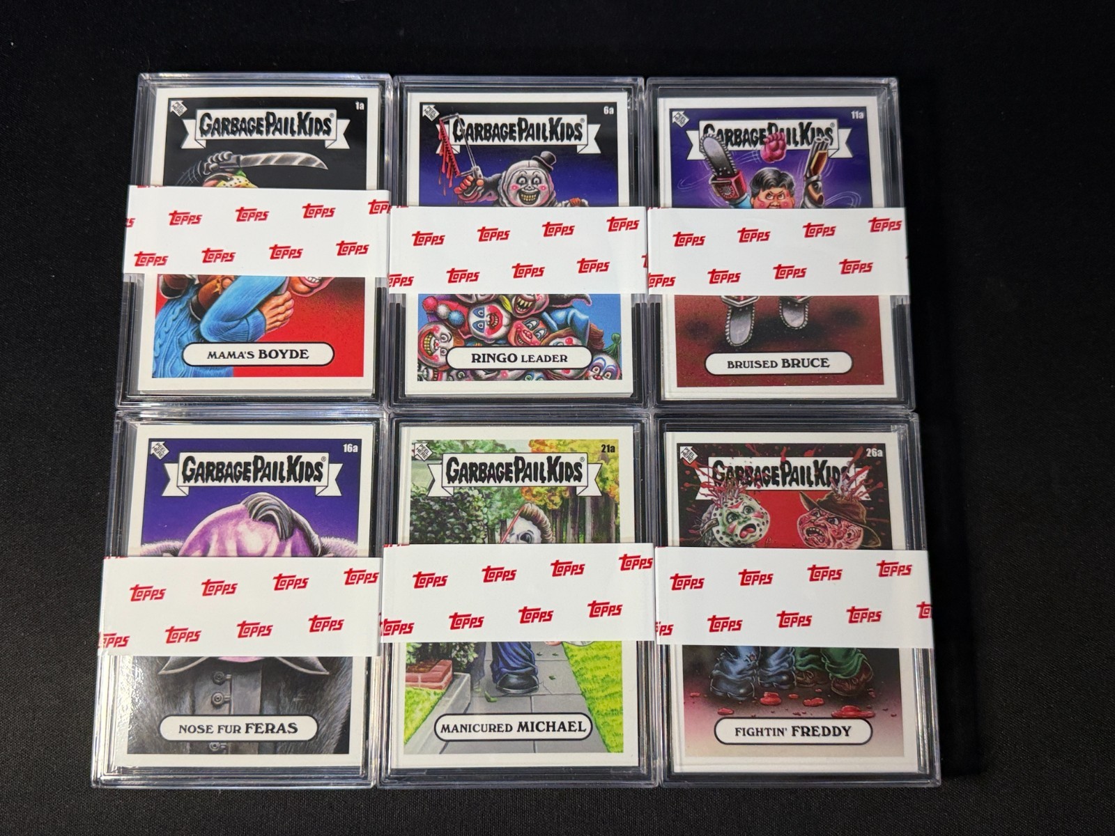 2025 Topps Oh The Horrible GPK Complete Base Set Wave 1 thru 6 NO WRAPPERS