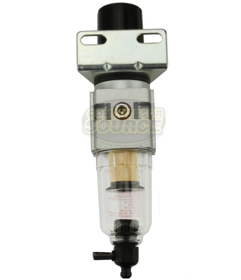 1/4" Air Compressor Regulator & Filter In Line Combo w/ Gauge Compressed Air New