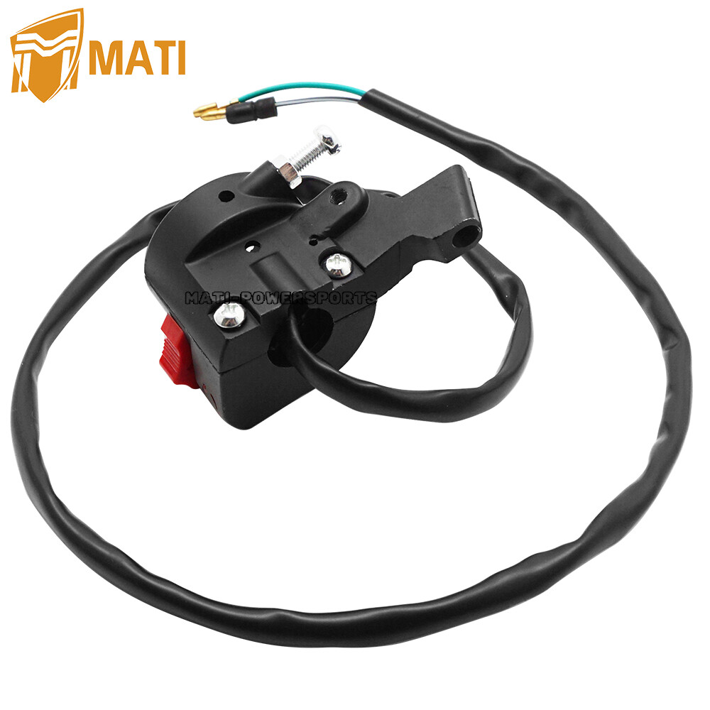 Right Handlebar Kill Start Stop Switch & Brake Lever for Honda CRF50F 2004-2023