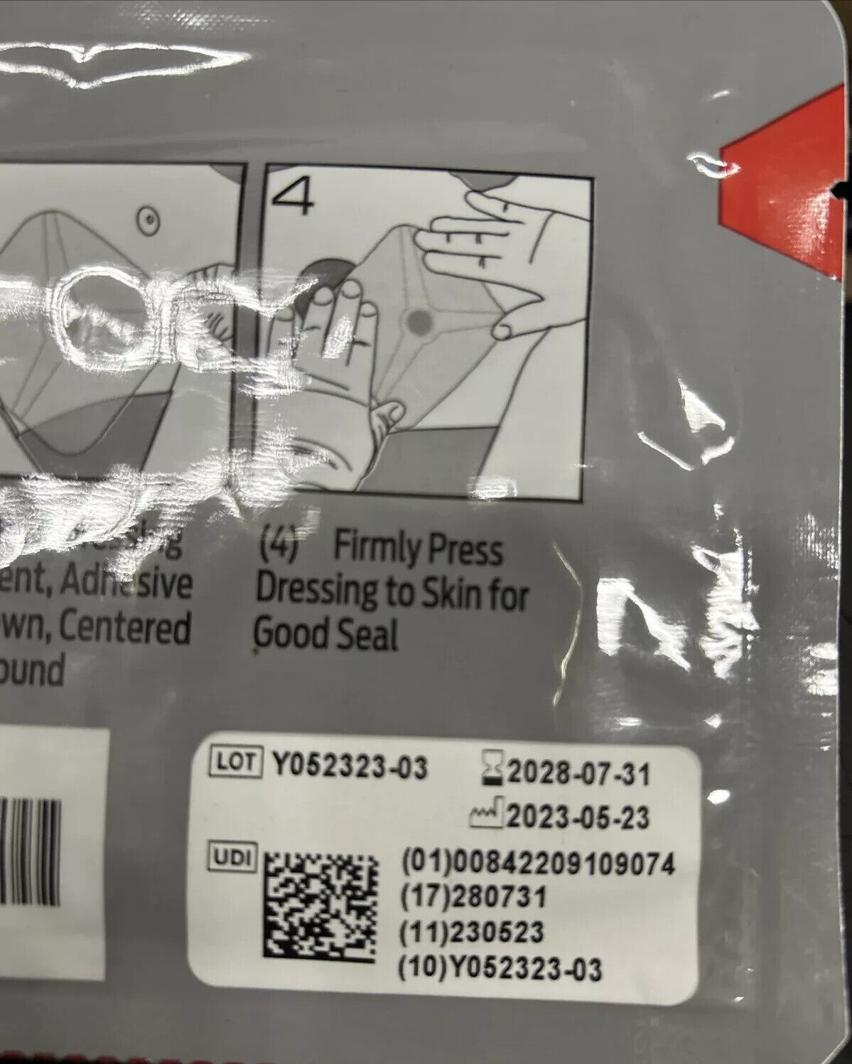 North American Rescue 100037 Hyfin Vent Chest Seal Twin Pack 2028