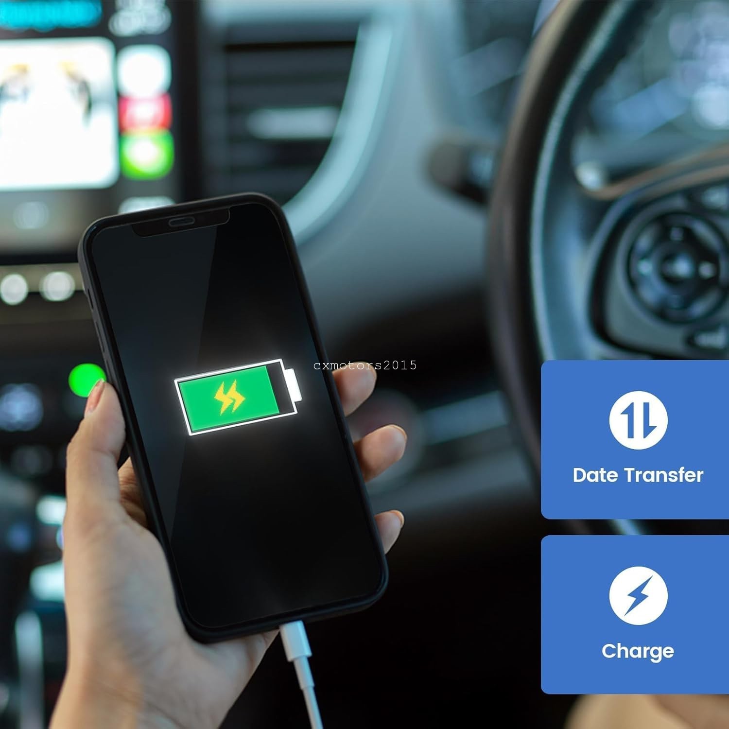 Flush Mount USB Power Socket Adapter 34x23mm for Toyota Rav4 Tundra 2009-2019