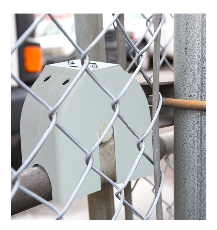 4 Pack Poly Covers w/ Brackets for 3", 4", 6 5/8" Cantilever Gate Rollers 🔒