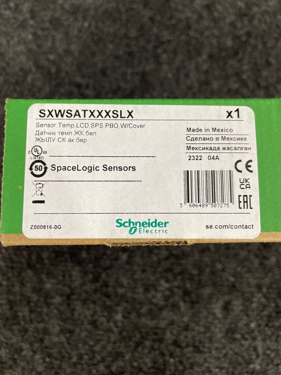 SCHNEIDER SXWSATXXXSLX SpaceLogic Temperature Sensor