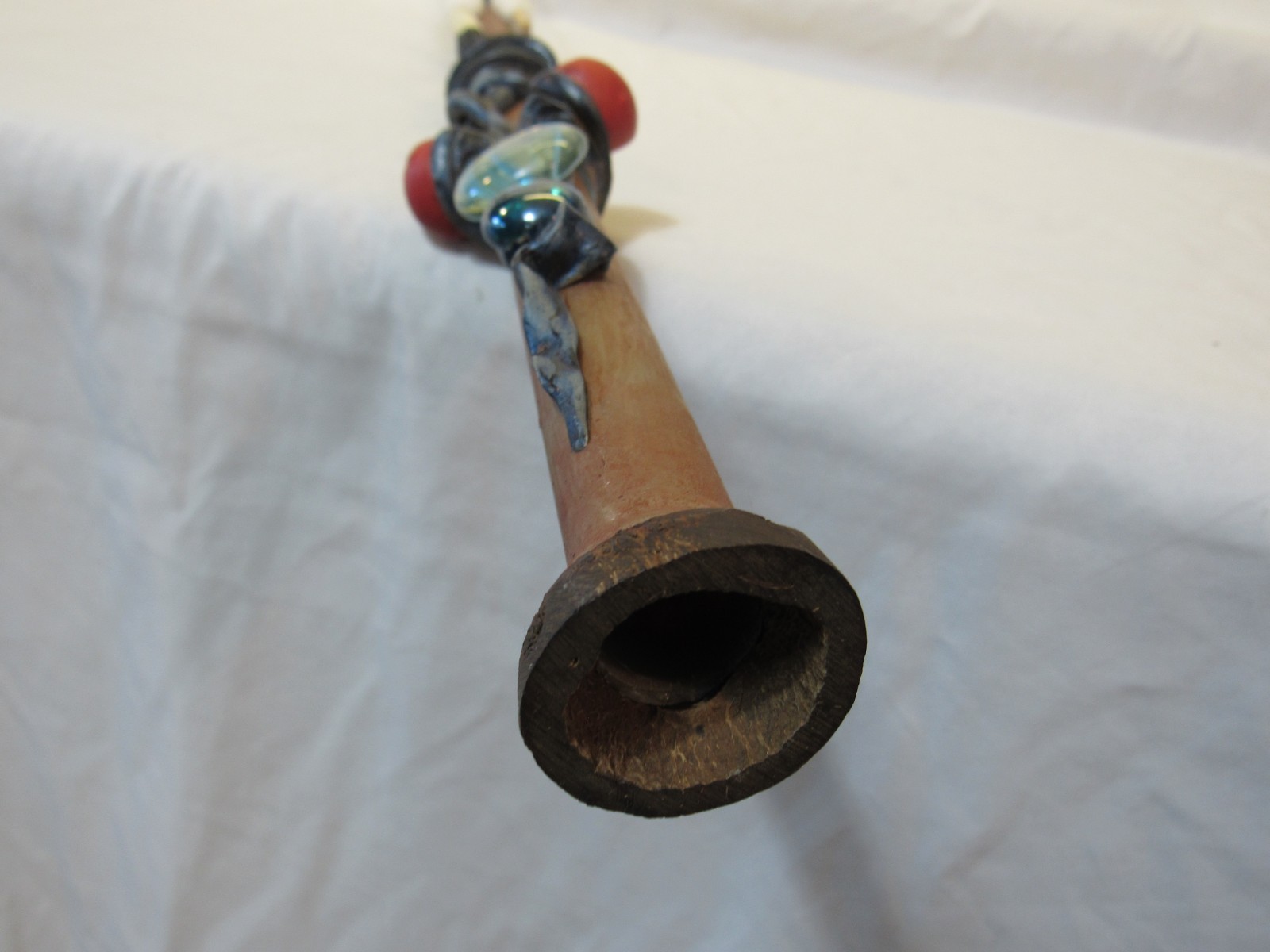 Whimsical Handmade Wooden Blowgun