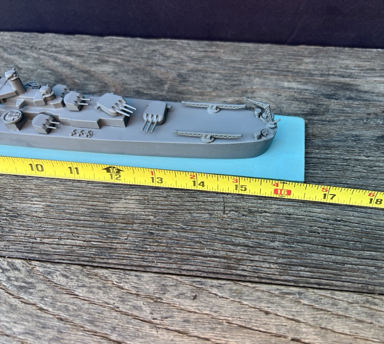 Vintage 1945 H.A. Framburg WW2 Recognition Model Fargo Class Cruiser U.S. CL