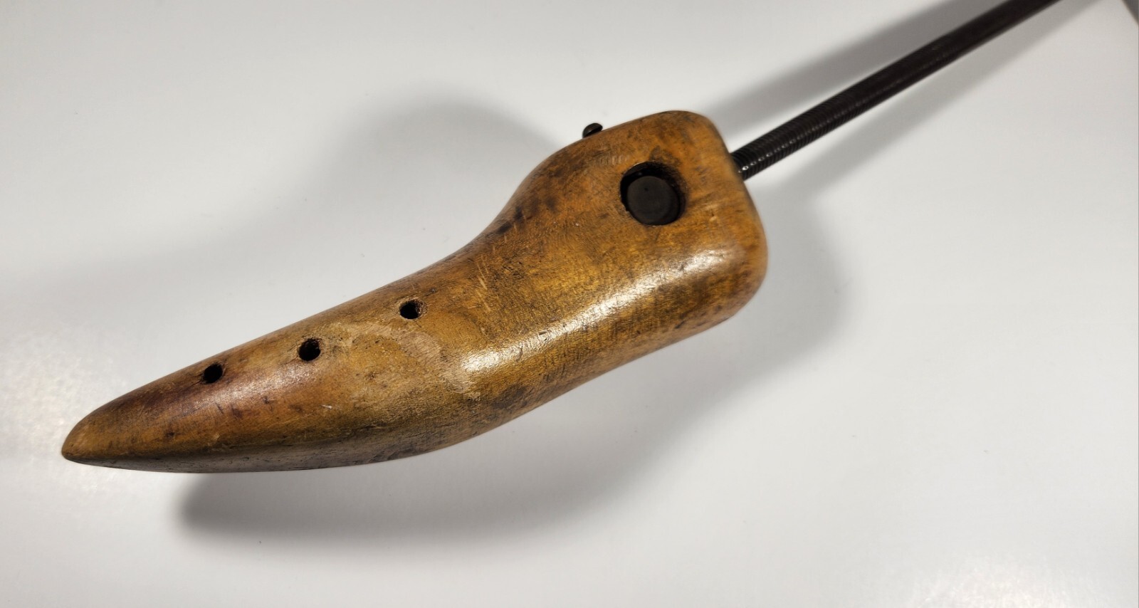 LOT OF 2 VINTAGE STAMPED MCC SHOE TREES NO. 3 SPLIT TOE