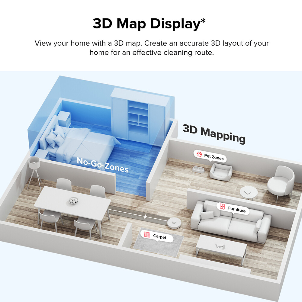 Roborock Q Revo Robot Vacuum, Self-Drying, Mop Lifting - Certified Refurbished