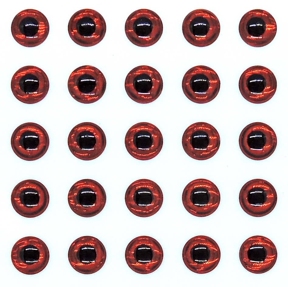 3D-Holographic Fishing Lure Eyes for Fly Tying 4MM, 5MM, 6MM, 7MM, 8MM