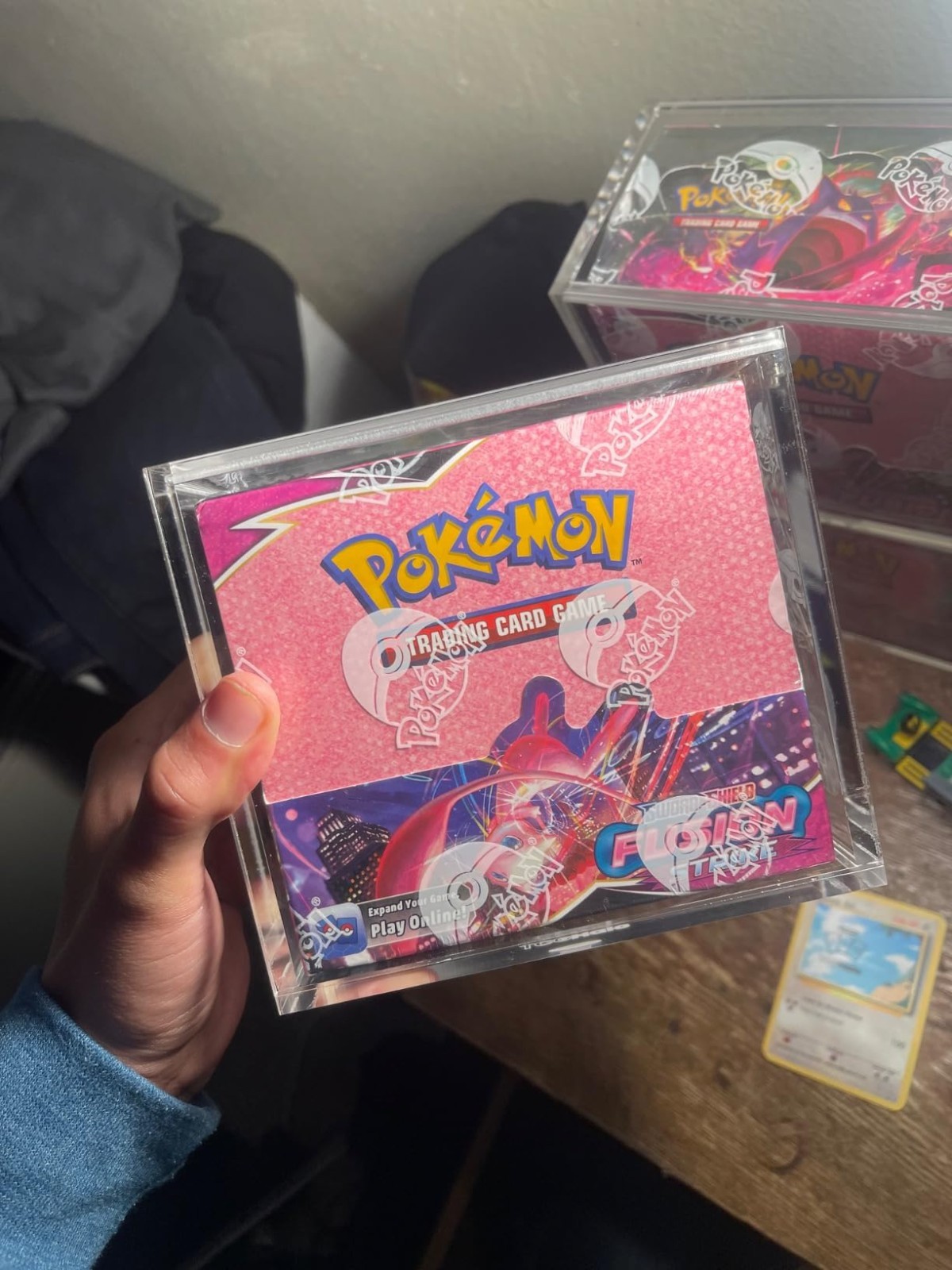 Pokemon Magnetic Booster Box Acrylic Case Not include Booster Box Not Fit ETB!!!