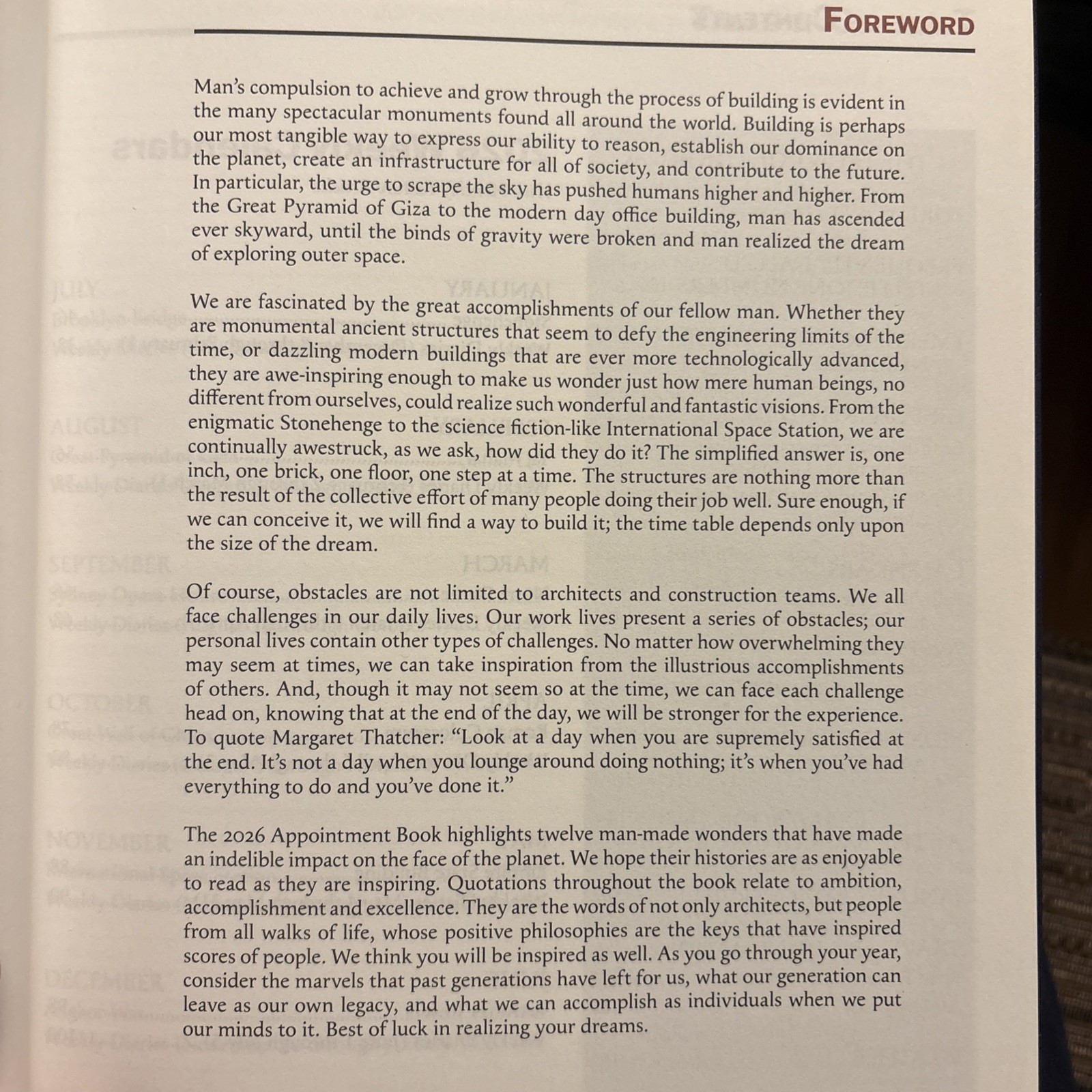 Sundial Hard Cover 2026 Day Planner And Pocket Planner