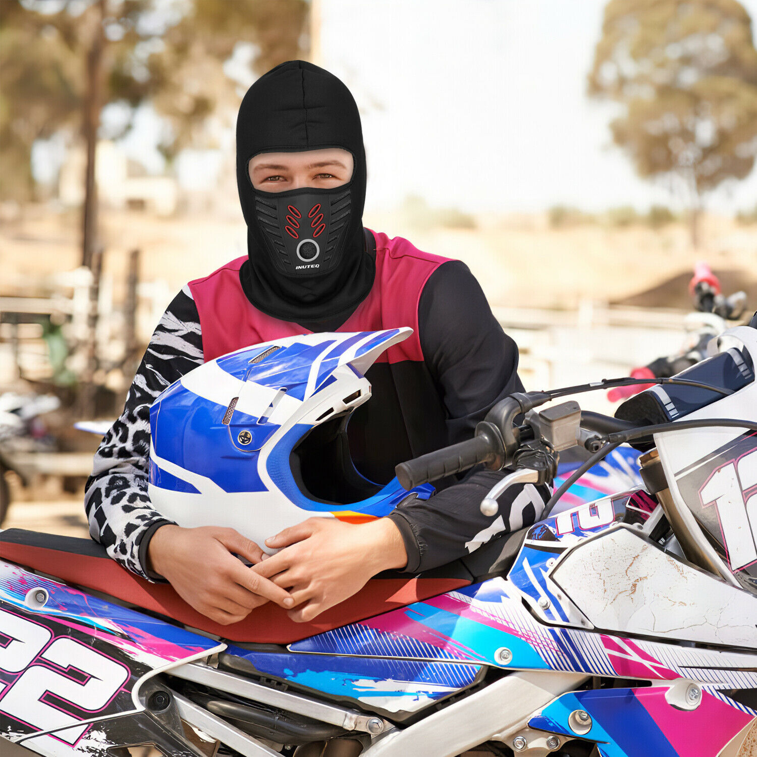 Winter Windproof Fleece Ski Mask Balaclava Headwear Motorcycle Thermal Face Mask