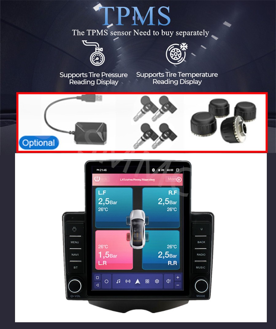 Fit For Hyundai Veloster 2011-2017 Touch Screen Head Unit FM Player For Carplay