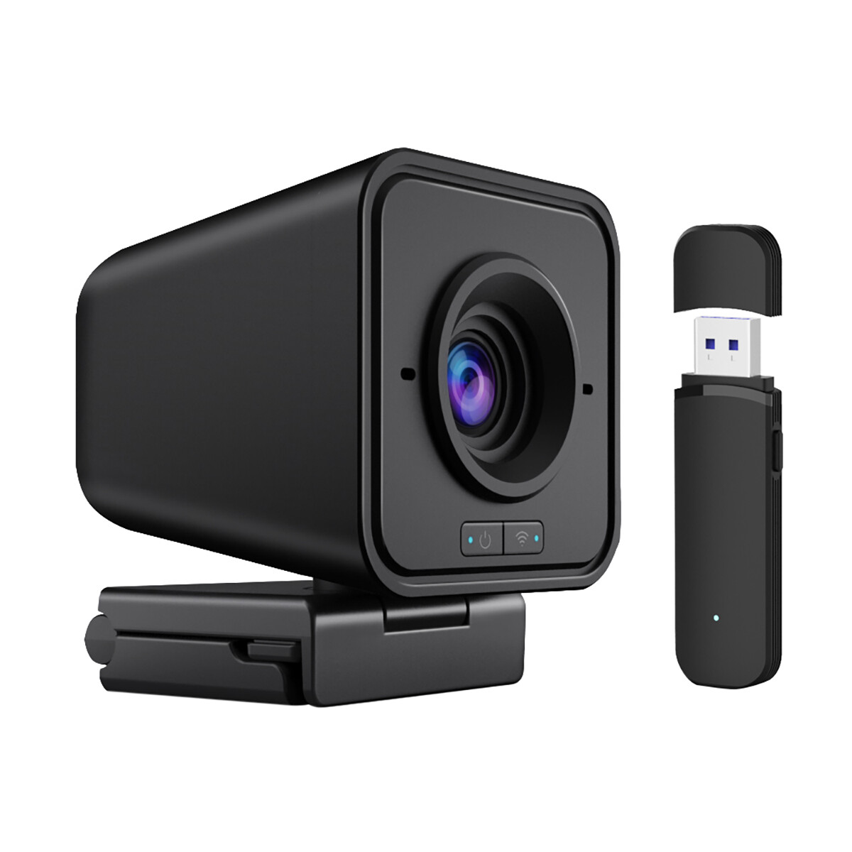 TOALLIN 1080P HD Wireless Webcam for PC Noise-cancelling Built-in microphone New